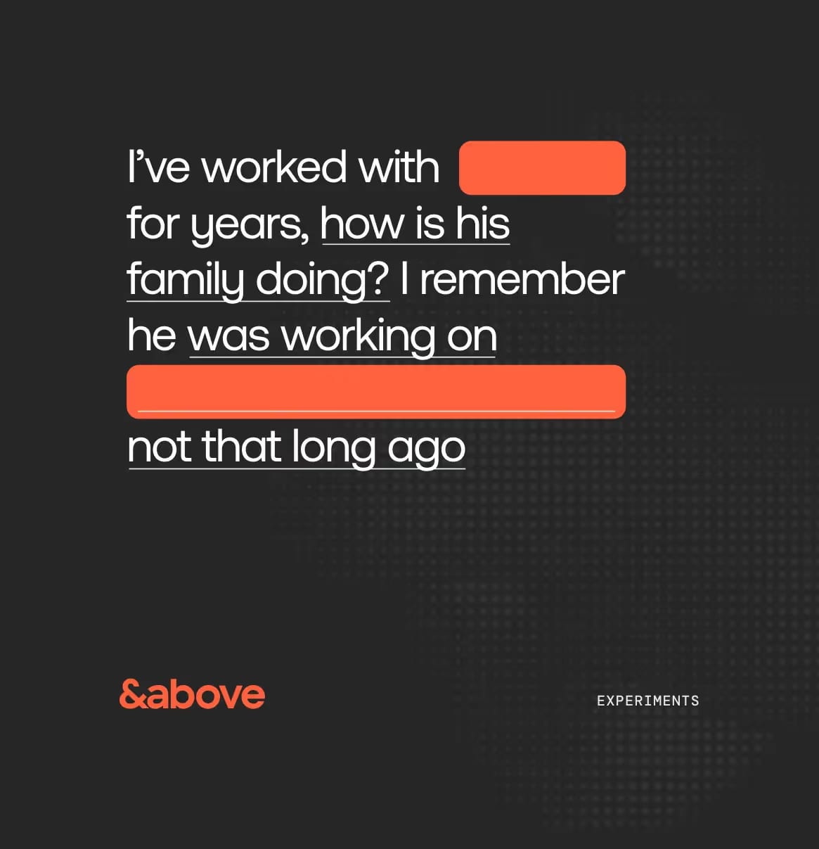Onboarding a mind