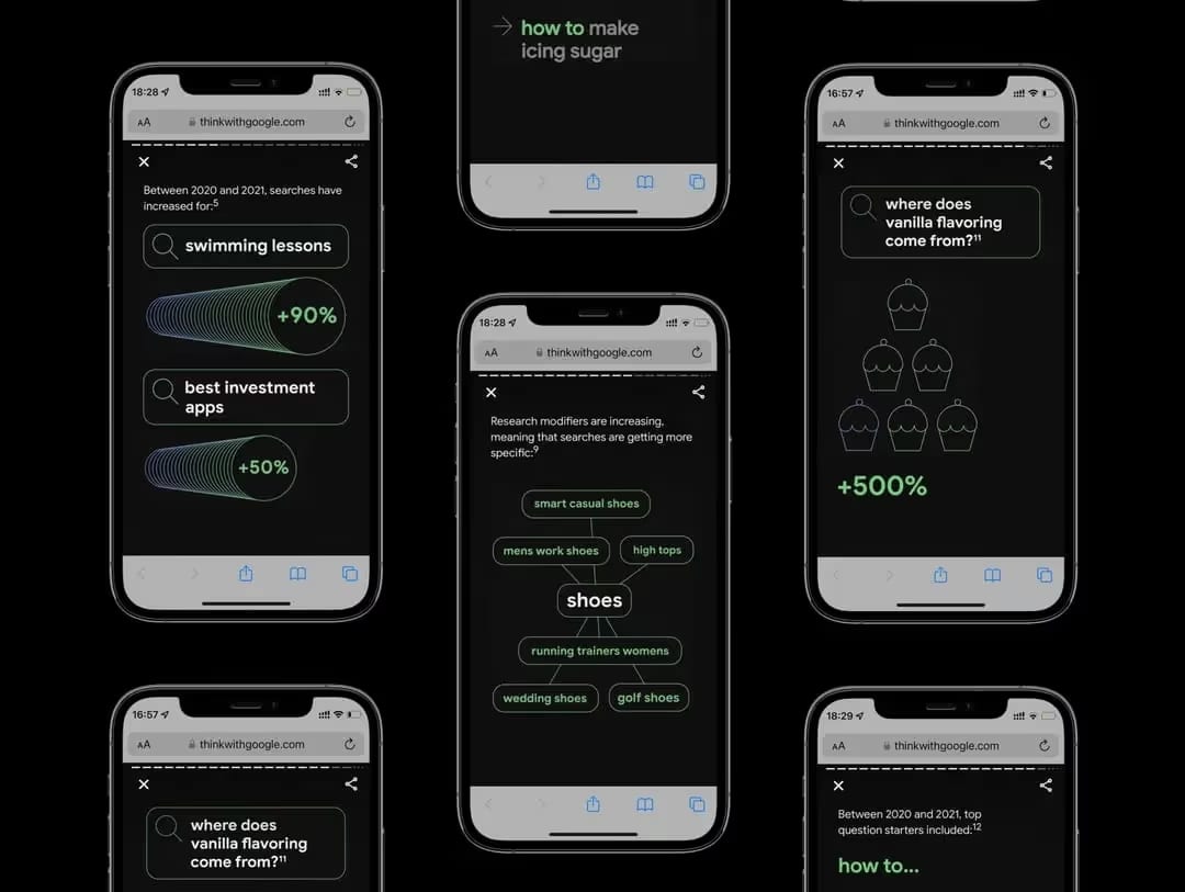 Designed mock-ups of &above web apps