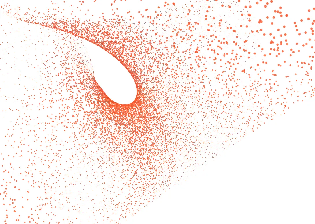 Abstract particle artwork for Consultancy.uk press coverage